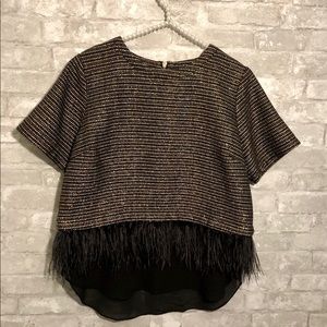 Greylin Feather Fancy Ṭop Tweed Gold